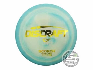 NEW Discraft ESP Scorch 173-174g Teal Yellow Foil Distance Driver Golf Disc - Picture 1 of 1