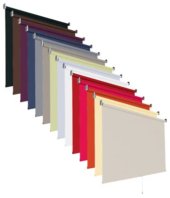 Verdunkelungsrollo Verdunklungsrollo Plissee Rollo Fenster Vorhang Springrollo - Bild 1 von 4