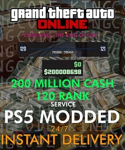 GTA 5 Online PS5 Cash & RP Boost - 200M Geld + Level 180 Schnelle Lieferung 24/7 JETZT - Bild 1 von 6
