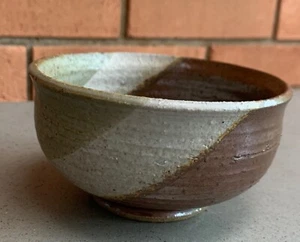 Kleine runde Vintage Studiokeramik Schale Mid Century Modern signiert Deyoe - Bild 1 von 11