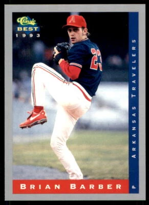 1993 Classic Best  Brian Barber #124 Arkansas Travelers - Image 1 of 2