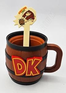 Universal Epic Nintendo Donkey Kong Country DK Barrel Crush Float Mug Cup Spoon - Picture 1 of 2