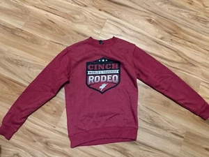 Cinch Shirt Women’s XS Black Hoodie Graphic Print Worlds Toughest Rodeo - Picture 1 of 1
