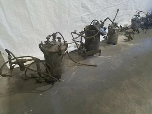 Greco Mixing Pressure Paint Tanks Four Total One Price - Picture 1 of 12