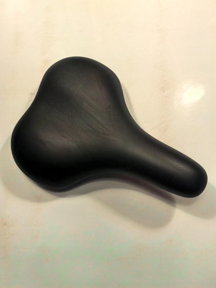 Sillín de bicicleta suave cómodo asiento de bicicleta de ciudad hombres mujeres alivio negro bicicleta eléctrica Foto 1 de 2