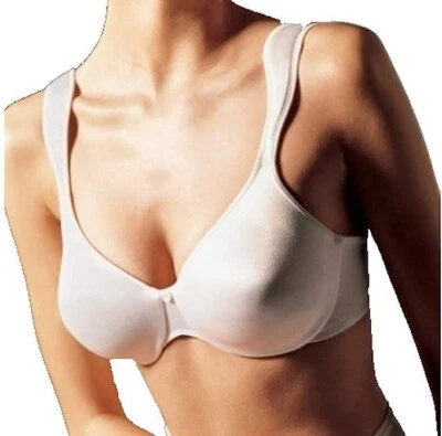 Sujetador con aros copa lisa spa hombro Bali de colección como nuevo con etiquetas 38D beige nude Foto 1 de 4