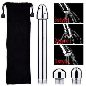 Metal Shower Cleansing Kit Vaginal Anal Enema Colon Douche Enema System Colonic - Picture 1 of 10