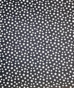 Foust - 2 YARDS FOR 20.00 Patriotic Stars 🌟 Navy w/White Quilting Fabric 🇺🇸 - Picture 1 of 3