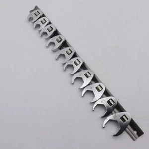 10 Pcs Nuts Open End Spanner 10 To 22mm Horn Wrench Head Crows Foot Spanner - Picture 1 of 12