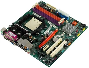 Ecs Mcp61sm-Am Socket Am2 4x Ddr2 2x Pcie 2x Pci Matx - Picture 1 of 2