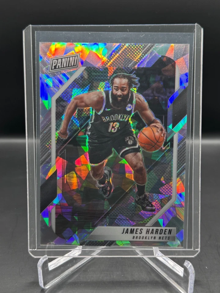 2022 PANINI VIP!  JAMES HARDEN!  CRACKED ICE PRIZM!  #/99!  BROOKLYN NETS!  #29 - Image 1 of 2