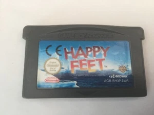 🌟HAPPY FEET🌟NINTENDO GAME BOY ADVANCE🌟GBA🌟SP🌟DS LITE🌟FREE UK🇬🇧POSTAGE🌟 - Picture 1 of 2