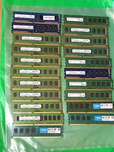 LOT 21 Strips 4GB RAM PC3L-12800 1600MHz DDR3L PC3-L ~Crucial Micron Samsung SK - Picture 1 of 2