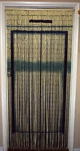 Bamboo Beaded Curtain Under Doorway Room Partition Elevator - Picture 1 of 3