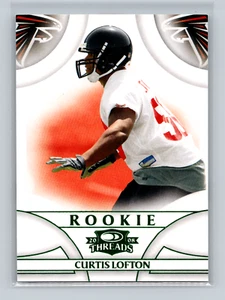 Donruss Threads 2008 verde/200 Curtis Lofton RC #170 Atlanta Falcons - Imagen 1 de 2