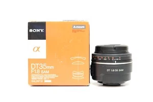 Sony Alpha 35 mm F/1.8 DT Objektiv SAL35F inkl Rechnung MwSt - Picture 1 of 4