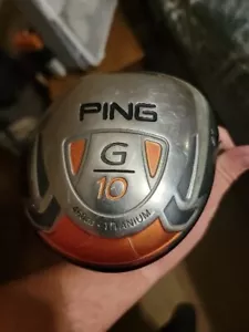 PING G10 9° 460cc TITANIUM DRIVER / TFC 129 D REG. FLEX GRAPHITE SHAFT RH - Picture 1 of 8