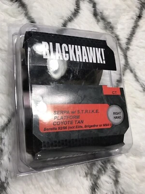 Blackhawk Strike Holster Beretta 92/96 Right Coyote Tan 40CL01CT-R New - Image 1 of 4