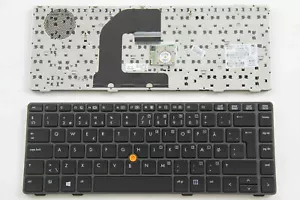 Dänisch Norwegisch Nordische Tastatur für HP ProBook 6460b 6465b 6470b 6475b Zeiger - Bild 1 von 6