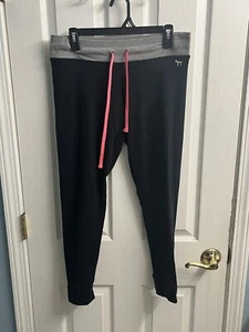 Pantalone yoga ROSA victoria secret taglia large nero grigio rosa coulisse - Foto 1 di 4