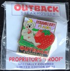 Vintage Outback Steakhouse Pin Strawberry Plains Knoxville TN Proprietor