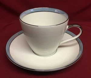 Scherzer (Z S & Co.) Blue Mist Cup & Saucer - Picture 1 of 6