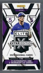 2023 Panini Elite Extra Edition Hobby Baseball Factory Sealed Box ~ 10 HITS! - Picture 1 of 1
