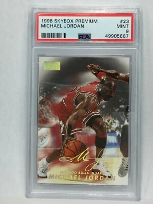 1998-99 SkyBox Premium Michael Jordan #23 PSA 9 MINT BULLS Wizards HOF MVP GOAT - Image 1 of 2
