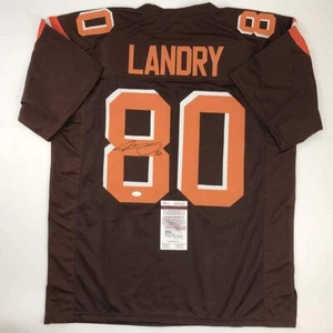 Autographed/Signed JARVIS LANDRY Cleveland Brown Football Jersey JSA COA Auto - Picture 1 of 4