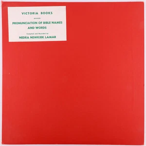 Nedra Newkirk Lamar – Pronunciation Of Bible Names And Words Vinyl LP RVB3100 - Picture 1 of 11