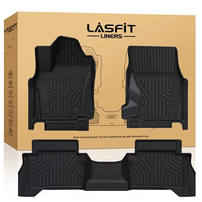 LASFIT Floor Mats for Toyota Tacoma 2024-2026 Auto Tran 1st&2nd Row Floor Liner - Image 1 of 4
