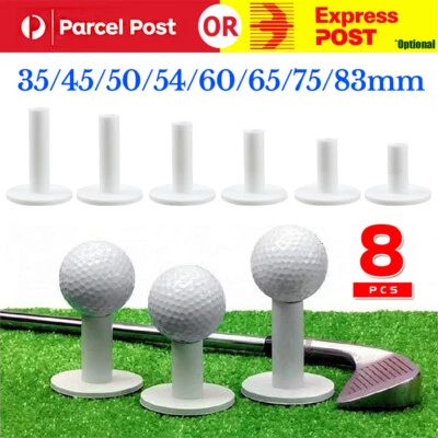 8X Different Size Golf Tees Driving Range Tee Mat Holder Training Home Practice - image 1 of 4