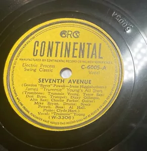 78 CHARLIE PARKER DIZZY GILLESPIE Seventh Ave./Kinda Sorta CONTINENTAL C-6005 - Bild 1 von 2