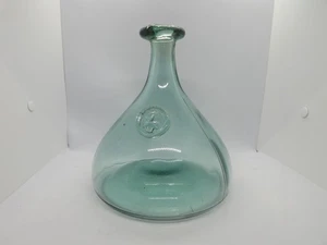 Vintage Holmegaard Handblown Blue Glass Wine Bottle / Carafe – King Medallion – - Bild 1 von 5