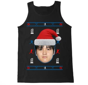 OHTANIDAYS UGLY CHRISTMAS SWEATER XMAS FUNNY BASEBALL HOLIDAYS HERREN TANK TOP - Bild 1 von 3