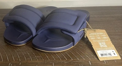 OLUKAI Sunbeam Slide Beach Sandal Women's Size US 8 Navy/Navy - Image 1 of 4