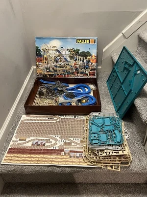 Faller Pirate Island Wildwater Canoeing Course #430 HO Scale NOB Missing Manual - Image 1 of 4