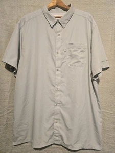 Columbia PFG Camicia Uomo 2XL XXL Omni-Shade Ventilata Pesca Bottone Trasferimento Energia - Foto 1 di 13