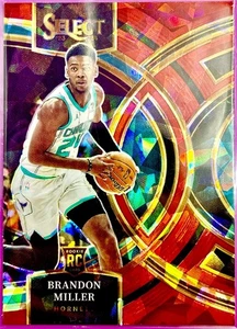 Brandon Miller RC 2023/24 Panini Select Premier RED ICE #130 Rookie Hornets SP - Bild 1 von 2