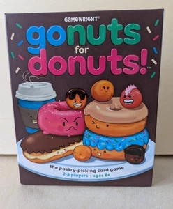 Gonuts for Donuts Divertido Bluffing Card Go Nuts Juego de Mesa Gamewright 2017 Completo - Imagen 1 de 7