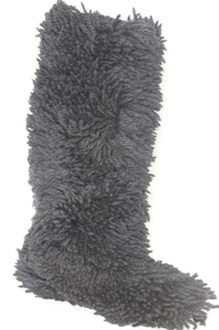 DOLCE & GABBANA Pie Grande Yeti Lindo Italiano Damas Zapatos Botas Talla 40 EE. UU. 9,5 - Imagen 1 de 5