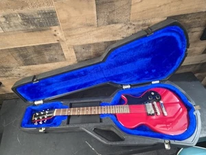 1986 GIBSON LES PAUL MELODY MAKER. Ferrari Red W/Ohsc. - Picture 1 of 16