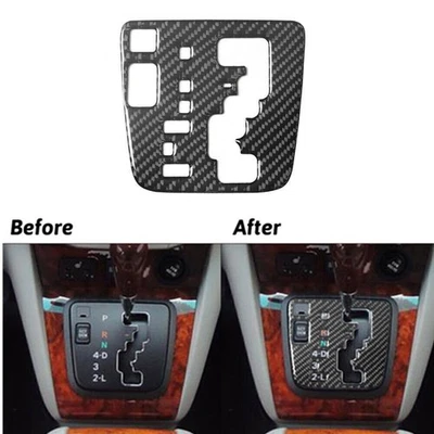Cubierta de cambio de marchas de fibra de carbono para LEXUS RX330 2004-2006 RX350 2006-2009 Foto 1 de 4
