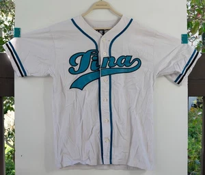 Vintage Tina Turner 24/7 Tour 2000 Baseball Jersey White Size M **THRASHED** - Picture 1 of 15