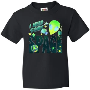 Inktastic I Need Some Space- Cute Alien Youth T-Shirt Funny Humor Planets Stars - Picture 1 of 9