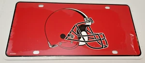Cleveland Browns NFL Logo Metal License Plate - Picture 1 of 1