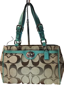 Coach Signature Hampton F14415 Schwarz Handtasche Handtasche - Bild 1 von 16