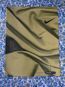 Vintage 1998 Nike Dri Fit Print Ad - Picture 1 of 7