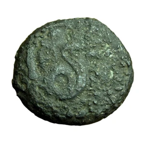 Antigua moneda griega Filetairos Pérgamo Misia AE15mm Atenea / Serpiente 00908 - Imagen 1 de 3