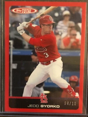 2019 Topps Total #371A Jedd Gyorko St. Louis Cardinals 04/10 - Image 1 of 2